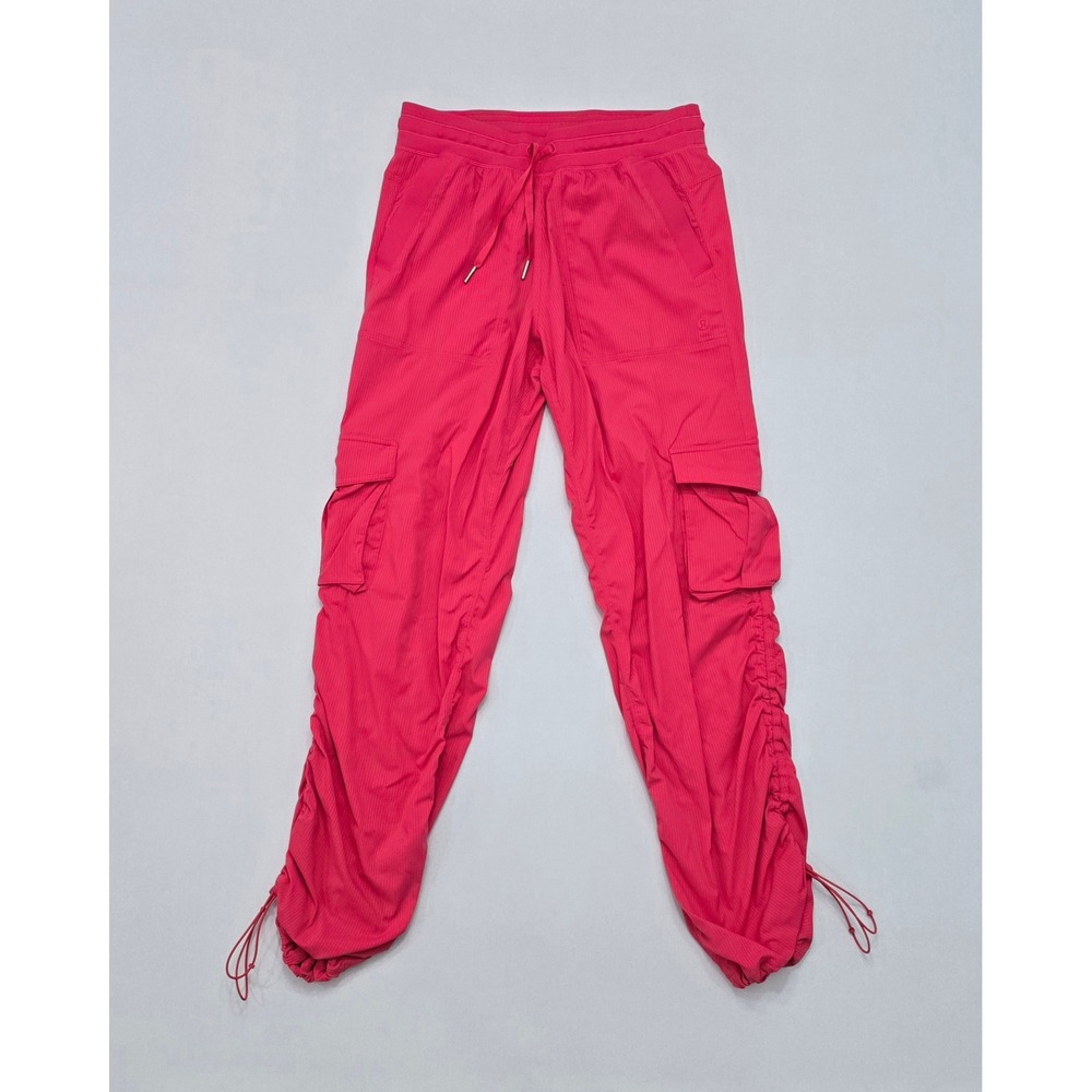 Lululemon Beyond the Studio Ruched Cargo Pants Pink Joggers Size Small P - Picture 2 of 12